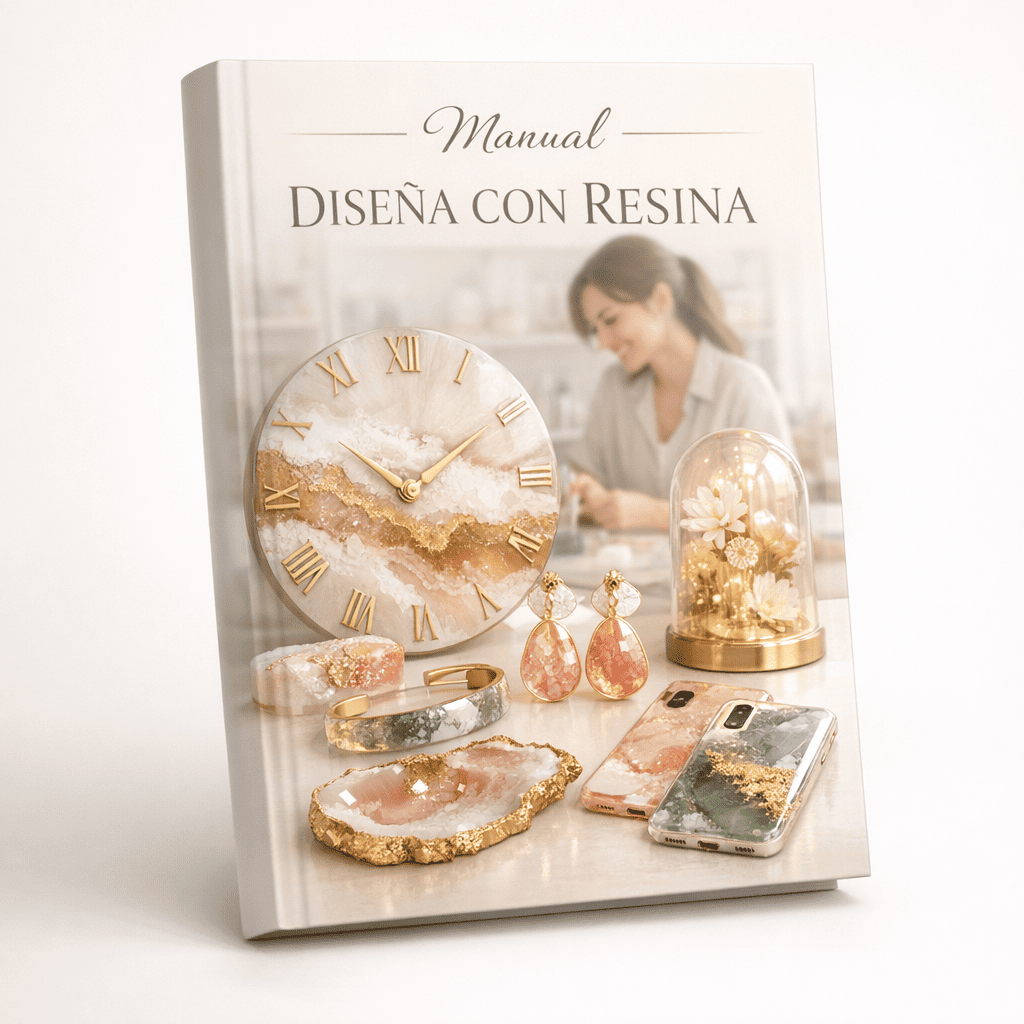 Manual de Diseña con Resina + bonos de regalo